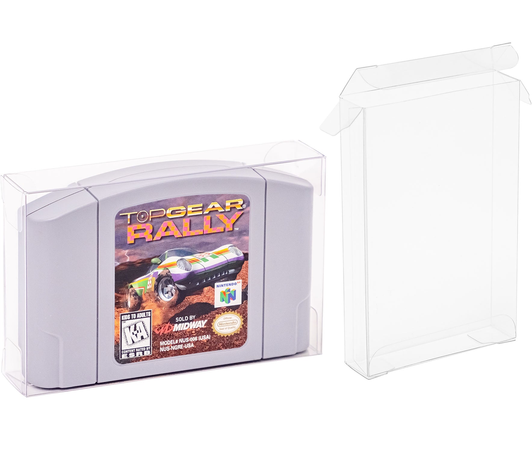 Platinum Protectors for Nintendo 64 N64 Game Cartridges