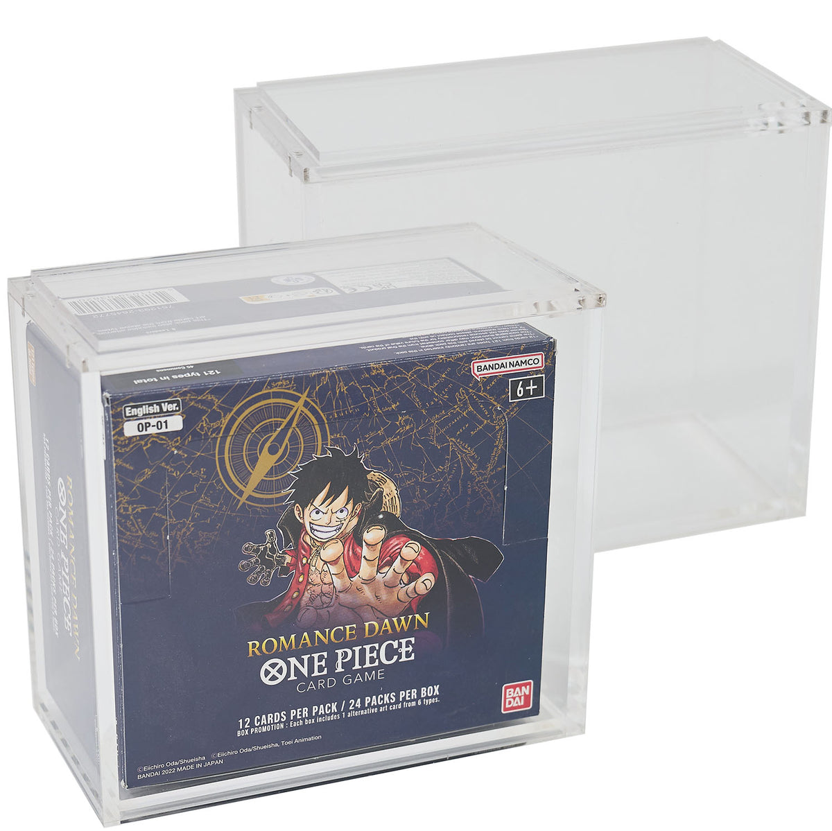 One Piece Booster Box Acrylic Case | Platinum Protector – Platinum