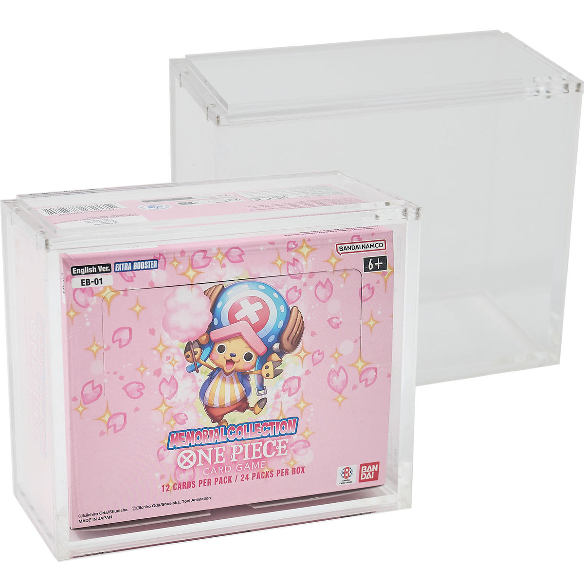 Pokmon TCG Booster Collectible Card Game Sealed Boxes One Piece TCG PRB-01  Booster Box Acrylic Display Case - Magnetic Lid, Custom Fit, Clear  Protection