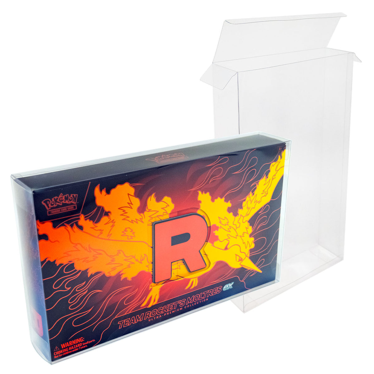 Pokémon TCG: Team Rocket's Moltres EX​ Protector – Platinum Protectors