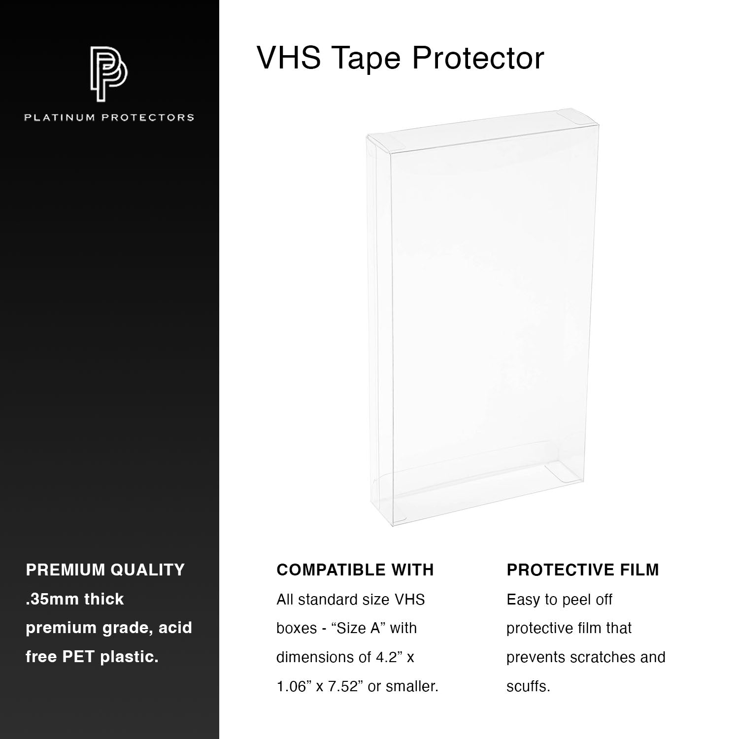 Platinum Protectors for VHS Tapes