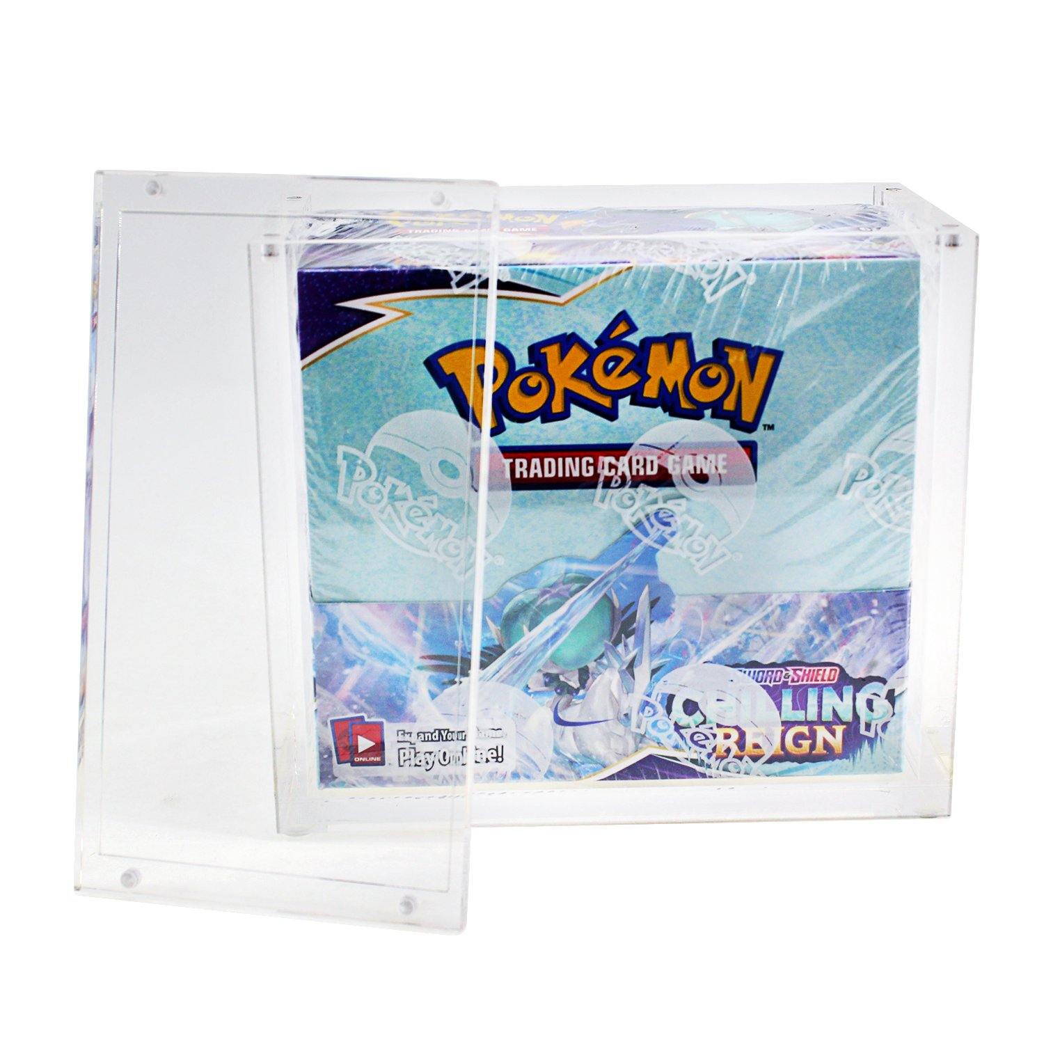 Premium Acrylic Case for Pokemon Booster Box with Magnetic Top - Platinum Protectors