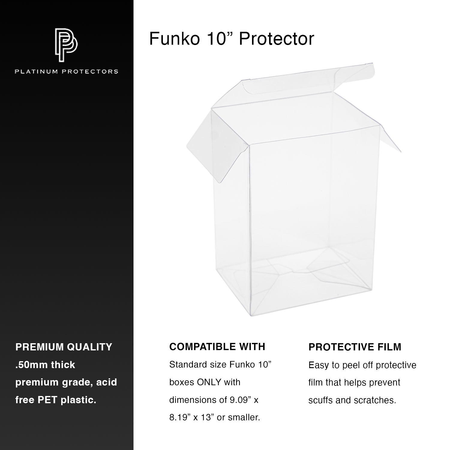 Platinum Protectors for Funko Pop! 10" Inch Vinyl Figures