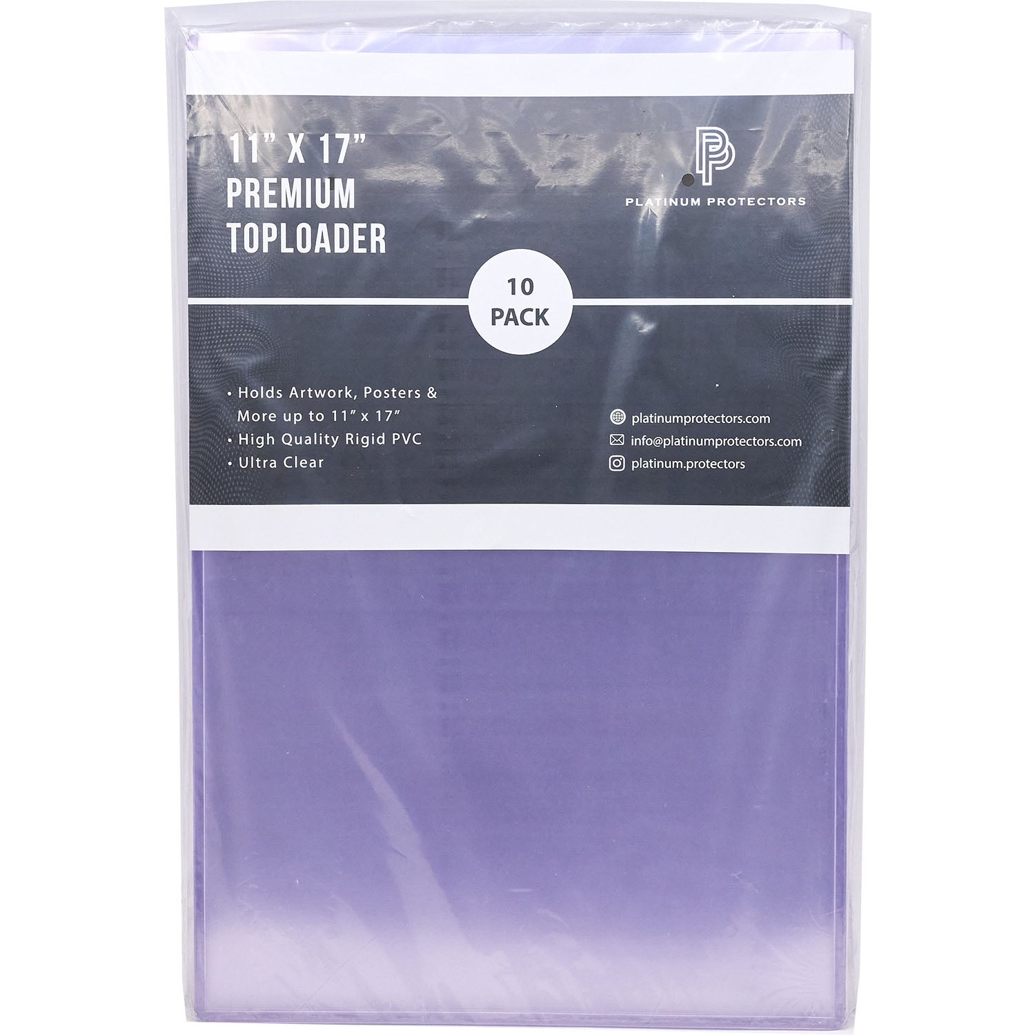 Platinum Protectors Premium 11" x 17" Print Toploaders