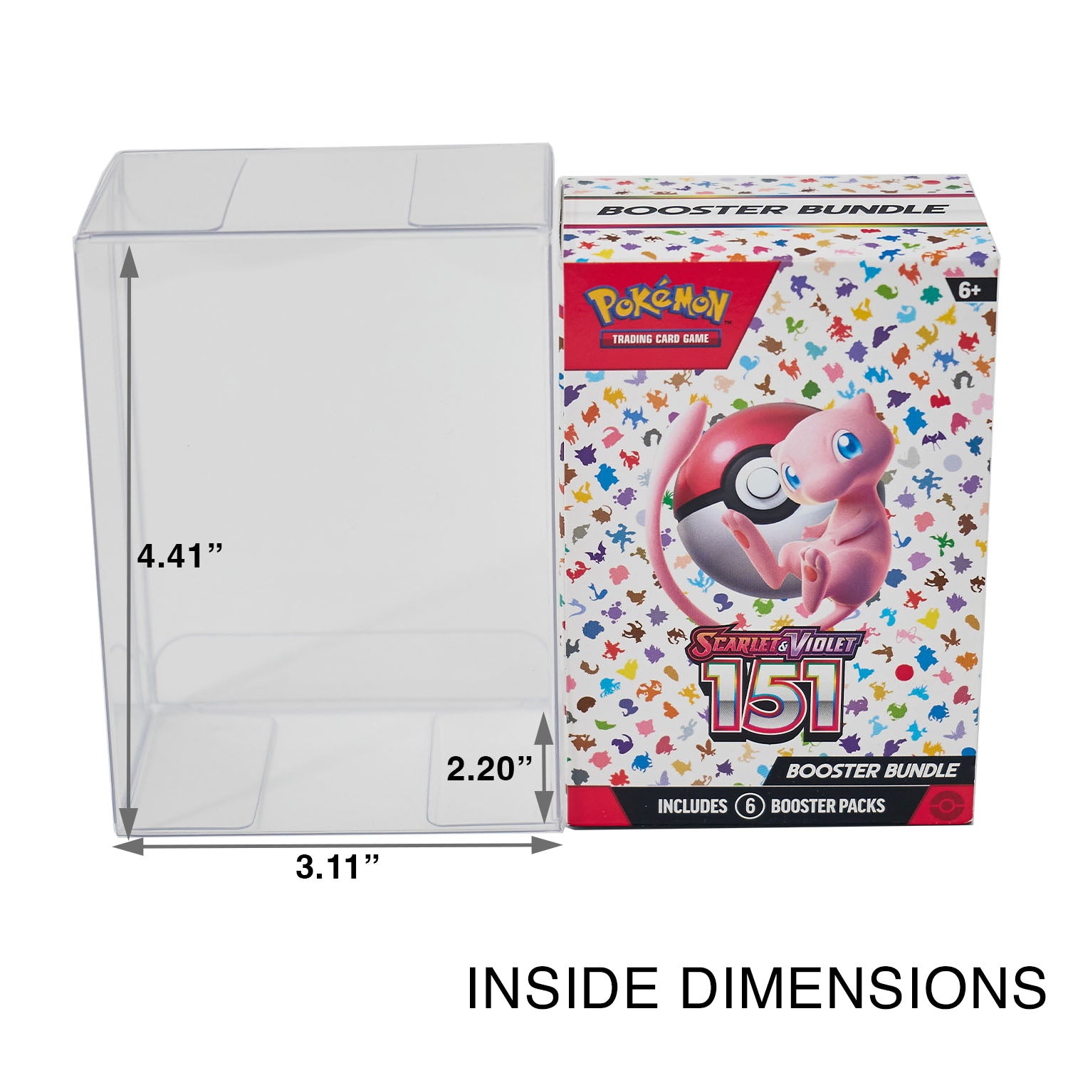 Platinum Protectors for Pokemon 151 Booster Bundle Boxes - UV & Scratch-Resistant