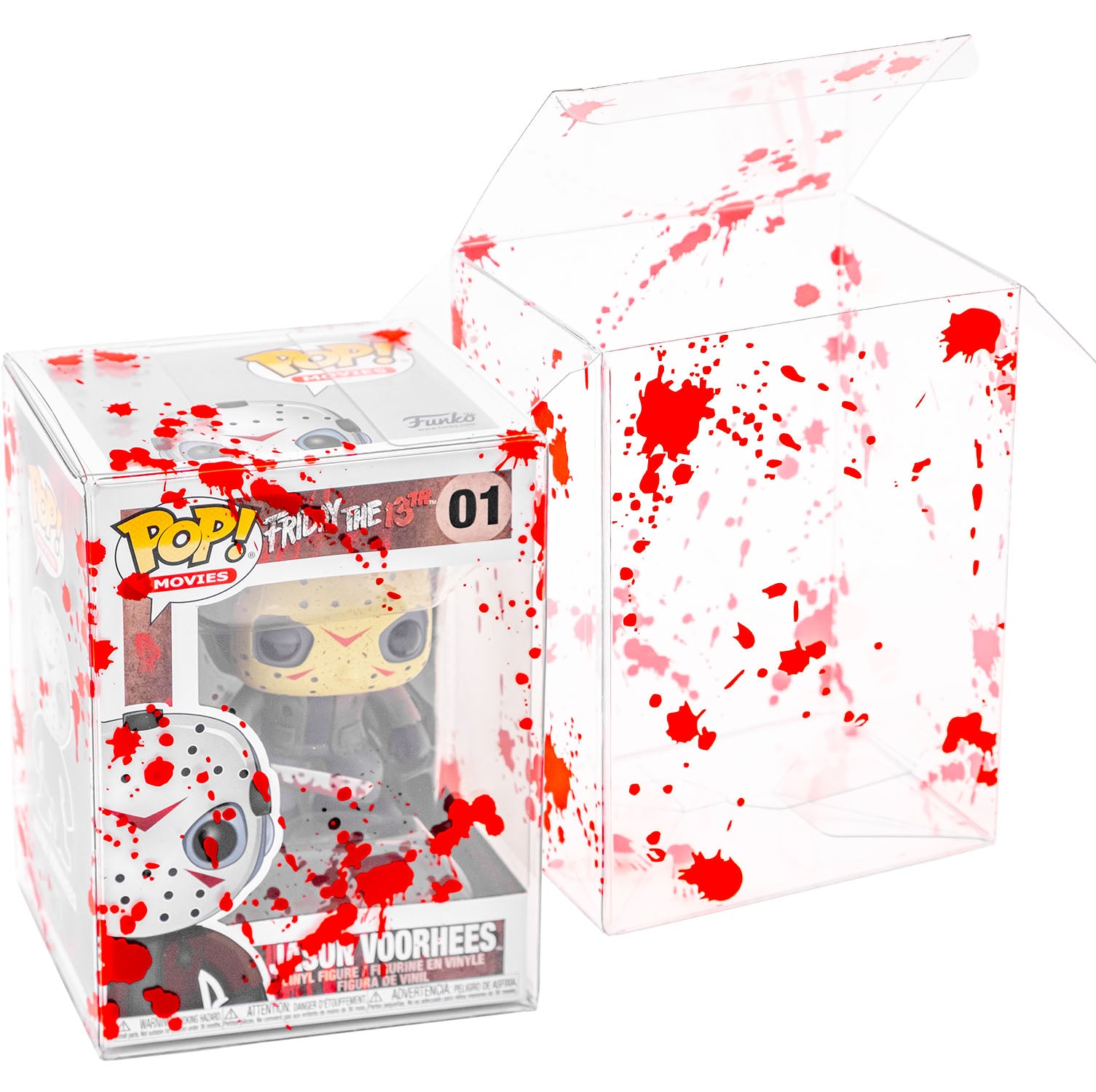 Funko Pop 4" Box Protectors With Blood Splatter - Wholesale