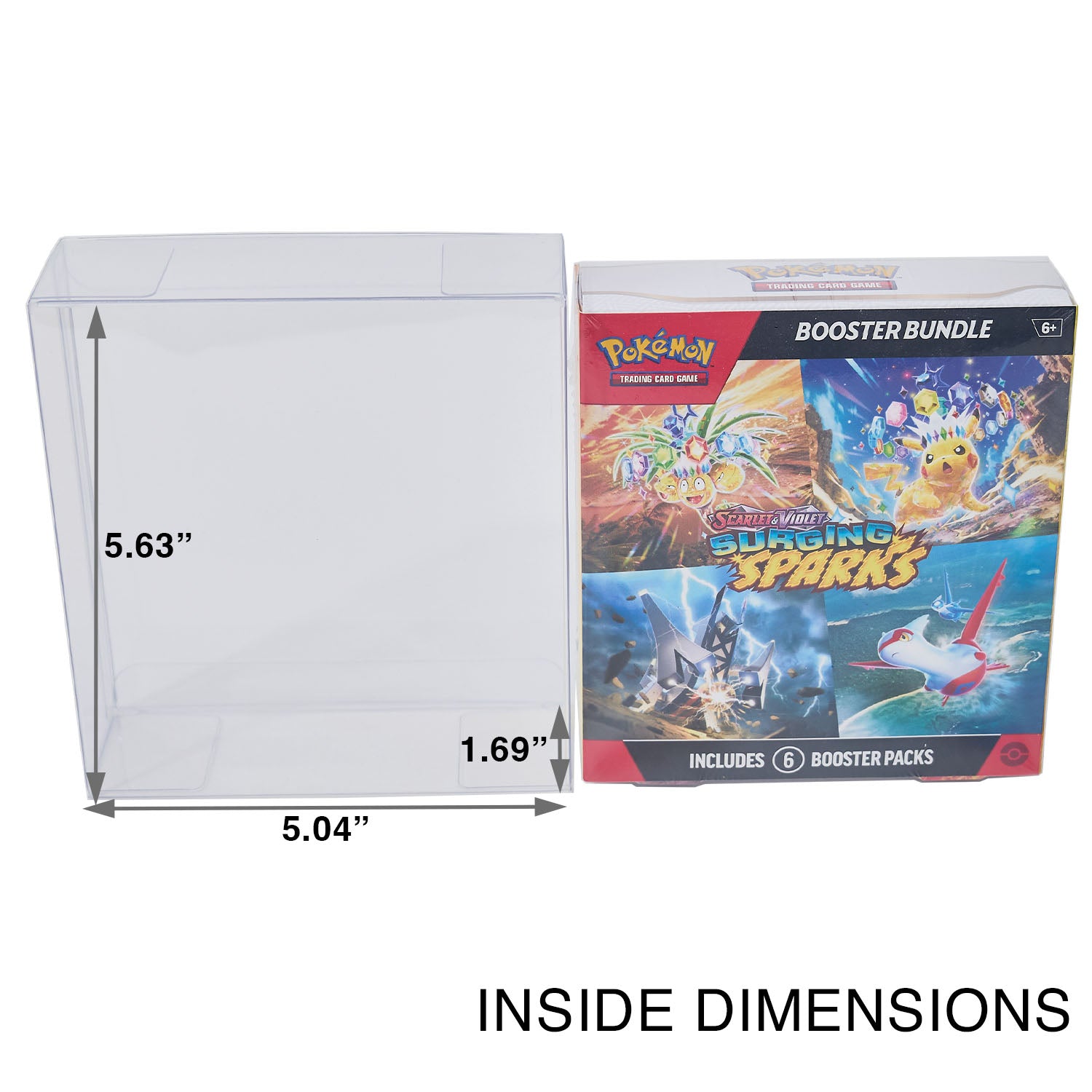 Pokemon 151 Booster Bundle Case Protector - Set Of 5, Scratch & UV Resistant (0.50mm Thick) UV Protective Trading Card Case Pokemon 151 Booster Bundle Case Protector - Set Of 5, Scratch & UV Resistant (0.50mm Thick) UV Protective Trading Card Case