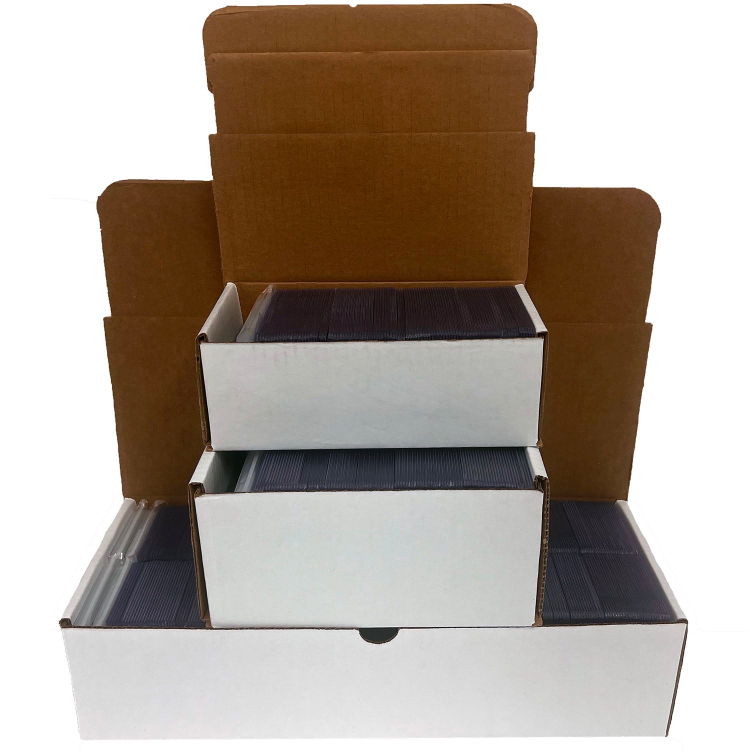 trading card storage sleeves Amazon.com: 200 Hard Plastic Card Sleeves, Premium Baseball Card Protectors, 3"x 4" Trading Cards Sleeves, Sports Game Cards Holder Top Cases (100 Hard Sleeve + 100 Soft Sleeve) : Toys & Games