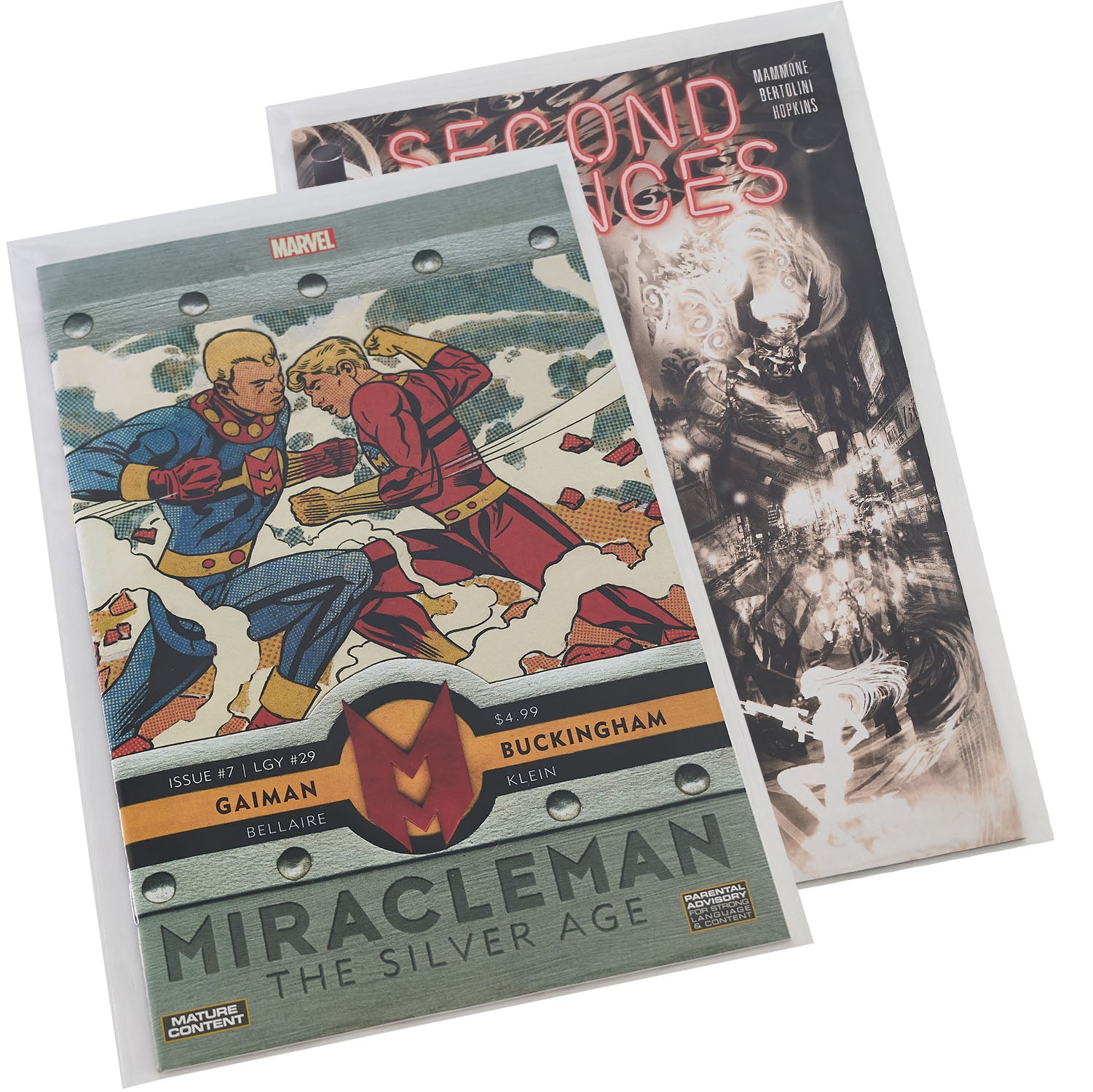 Platinum Protectors Comic Book Bags for Golden Age with Resealable Strip - 100 Pack