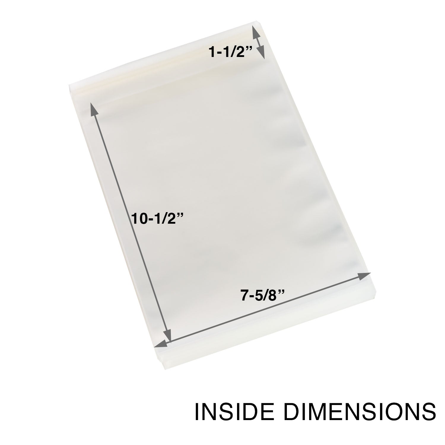 Platinum Protectors Comic Book Bags & Boards for Golden Age with Resealable Strip - 100 Pack