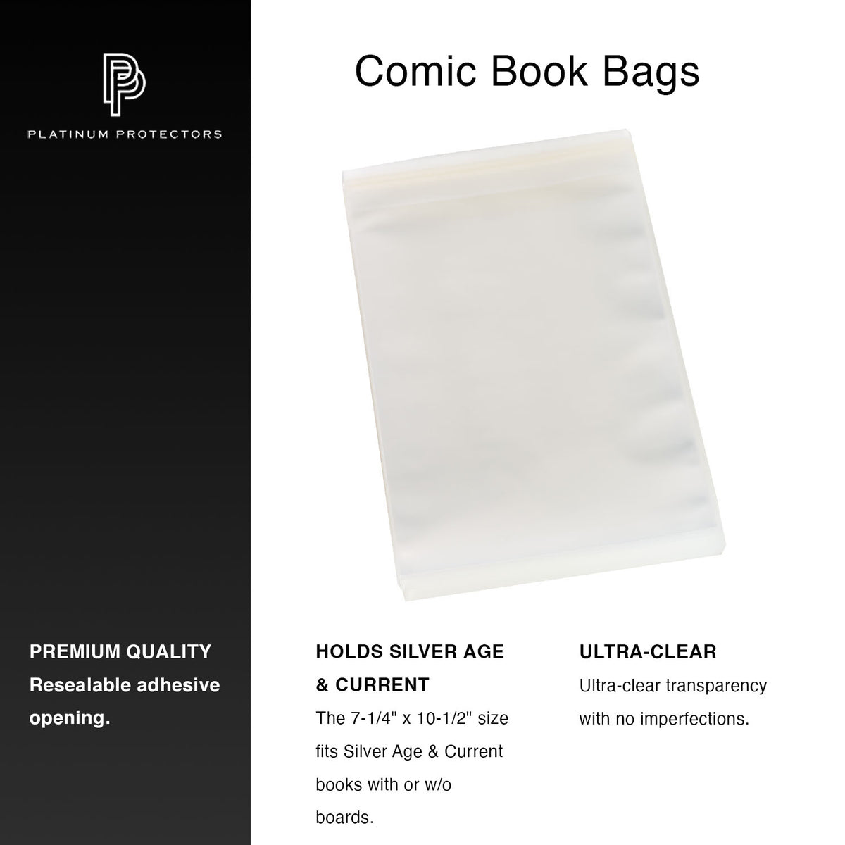 Silver Age of Comic Book Bags | Platinum Protectors