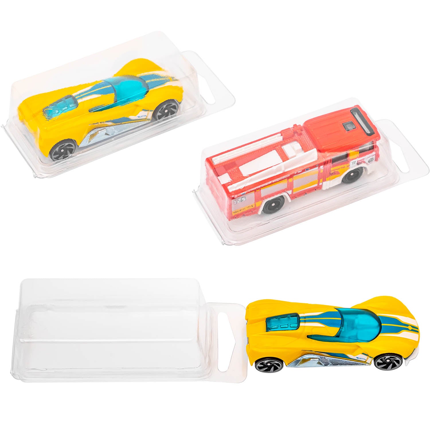 Hot Wheels & Matchbox Loose Car Clamshell Protectors - Wholesale