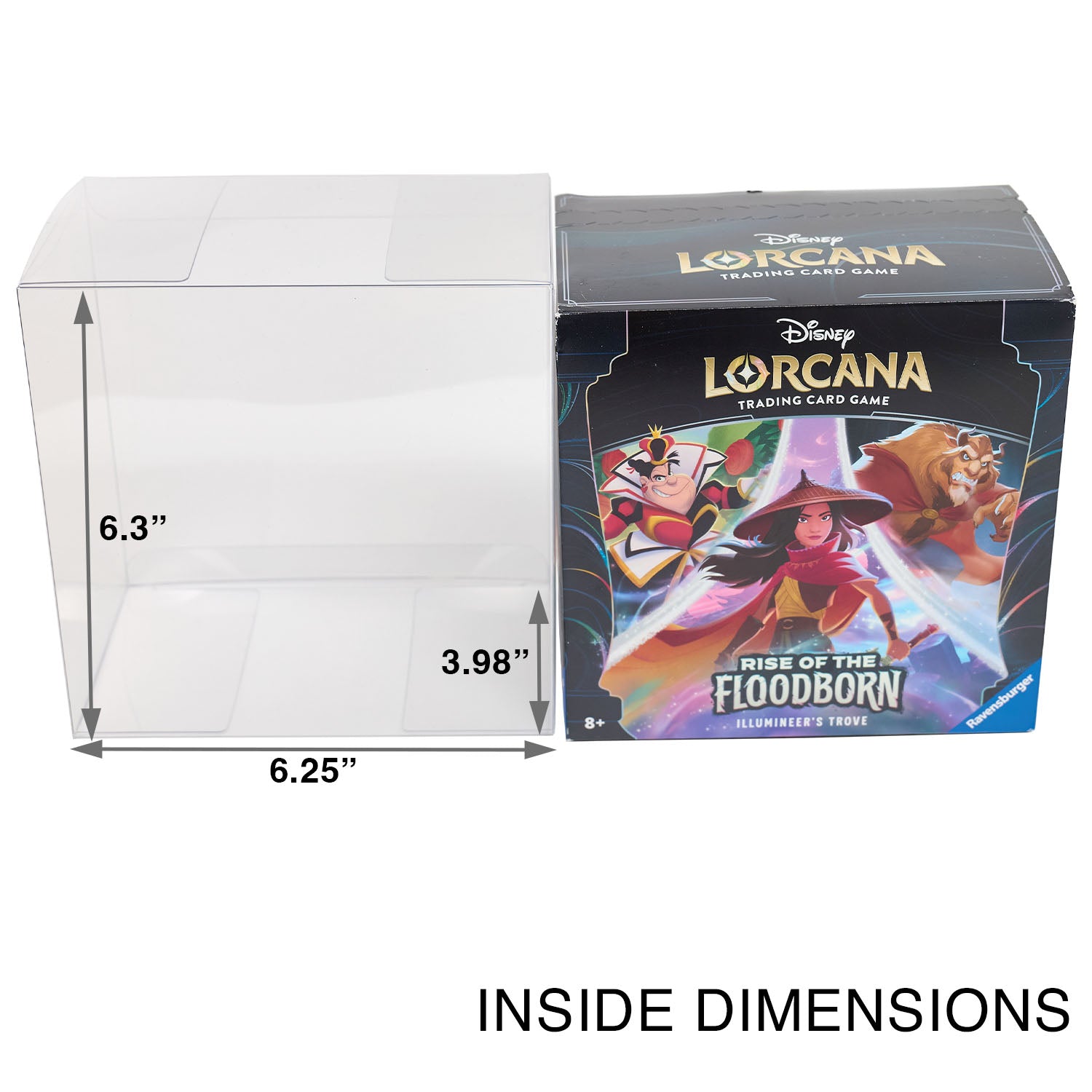 lorcana booster box dimensions Platinum Protectors for Disney Lorcana Booster Box 10 Pack
