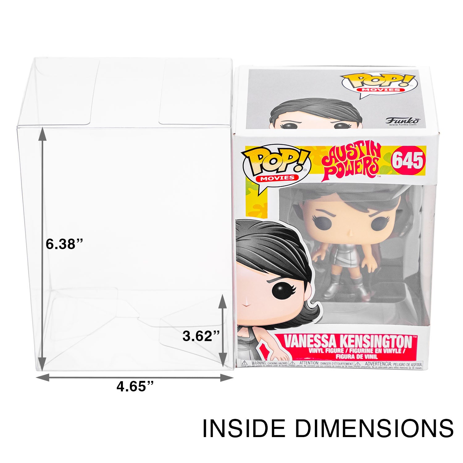 Lot de 6 Protecteurs Silver pour Funko Pop 4 - Protection Pop de 0,4mm - Gardez Vos Figurines en Parfait État Lot de 6 Protecteurs Silver pour Funko Pop 4 - Protection Pop de 0,4mm - Gardez Vos Figurines en Parfait État
