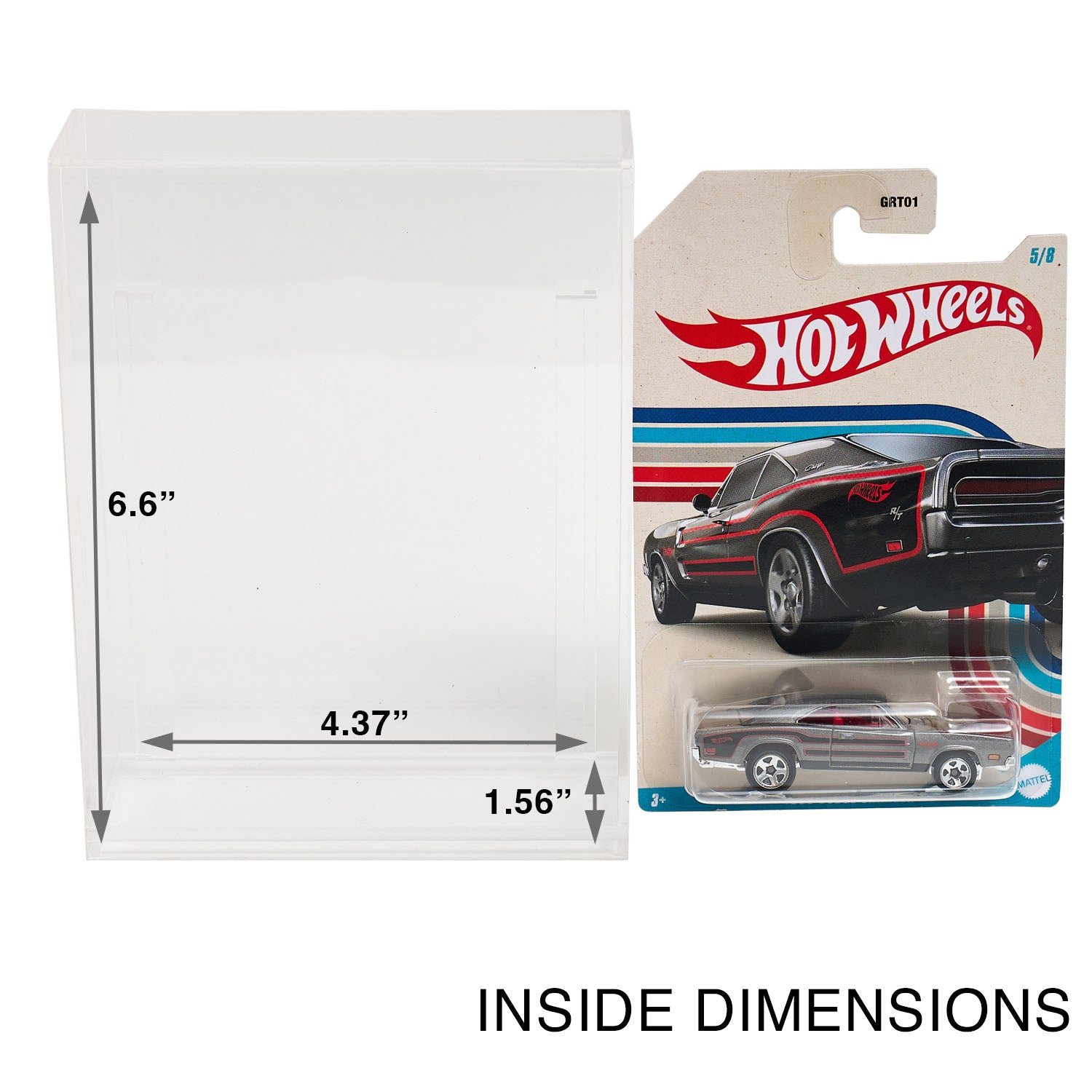 Premium Acrylic Case for Mainline Hot Wheels & Matchbox Die Cast Cars