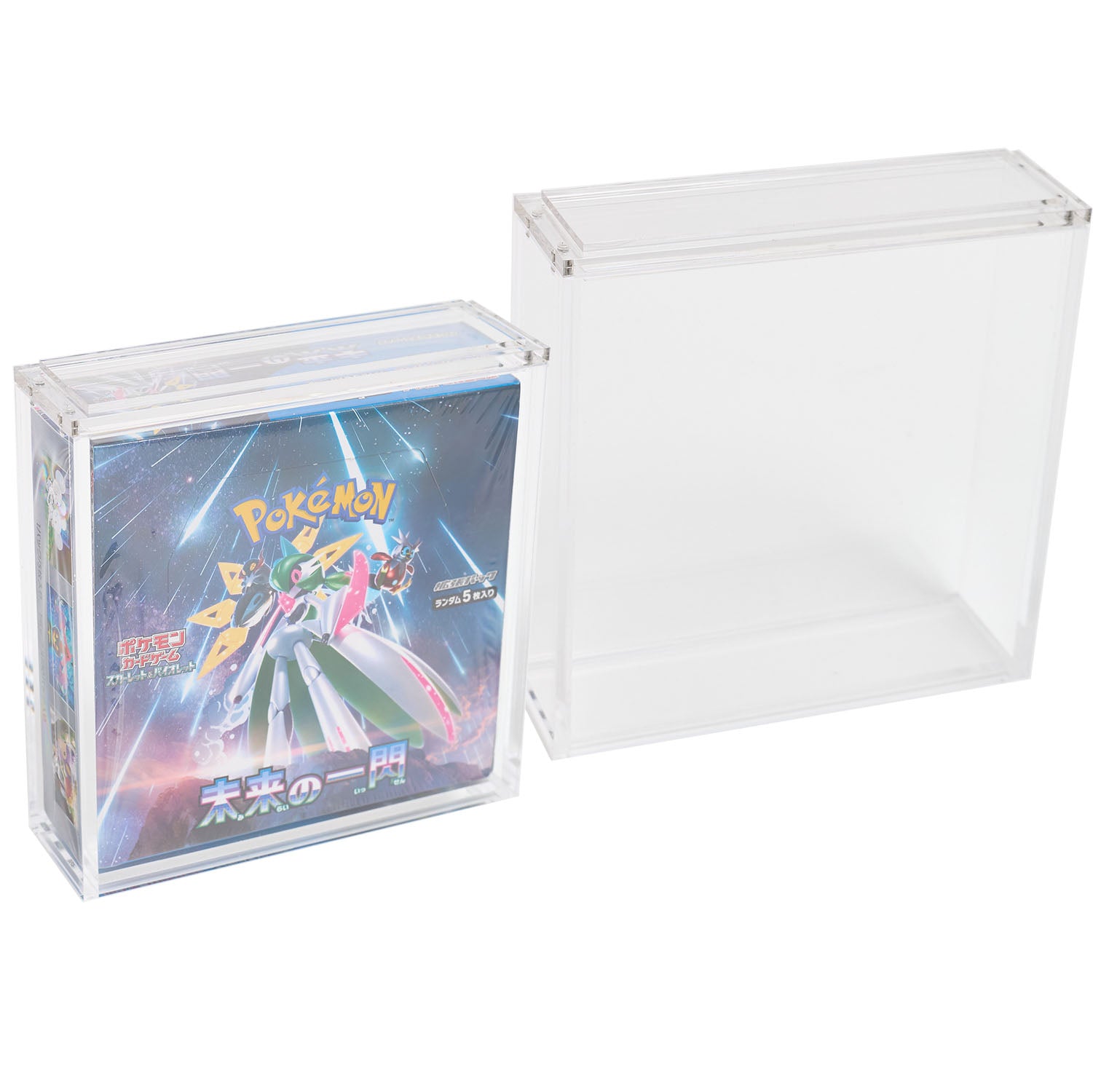 Premium Acrylic Case for Japanese Booster Expansion Box (Large) with Magnetic Top