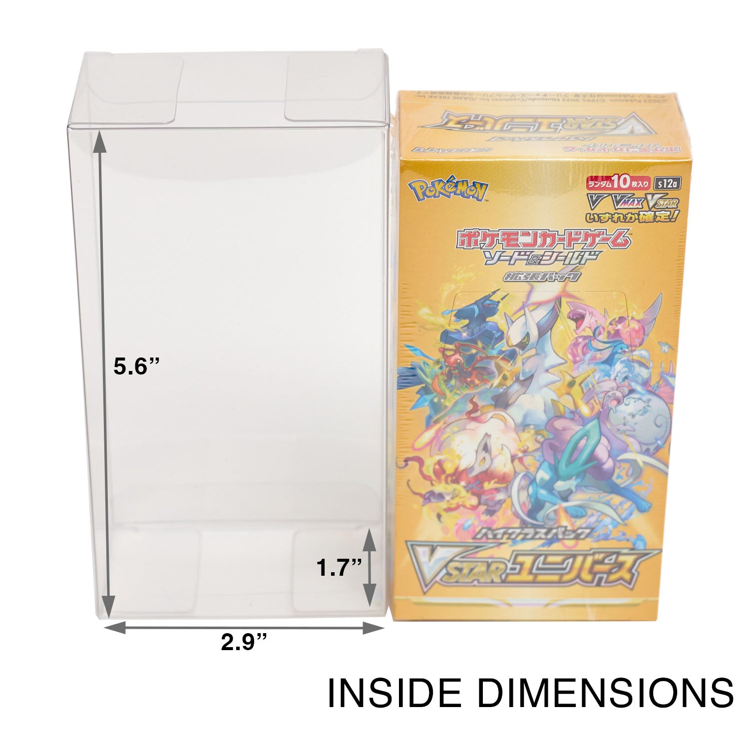 Platinum Protectors for Pokemon Japanese Booster Box (Small)