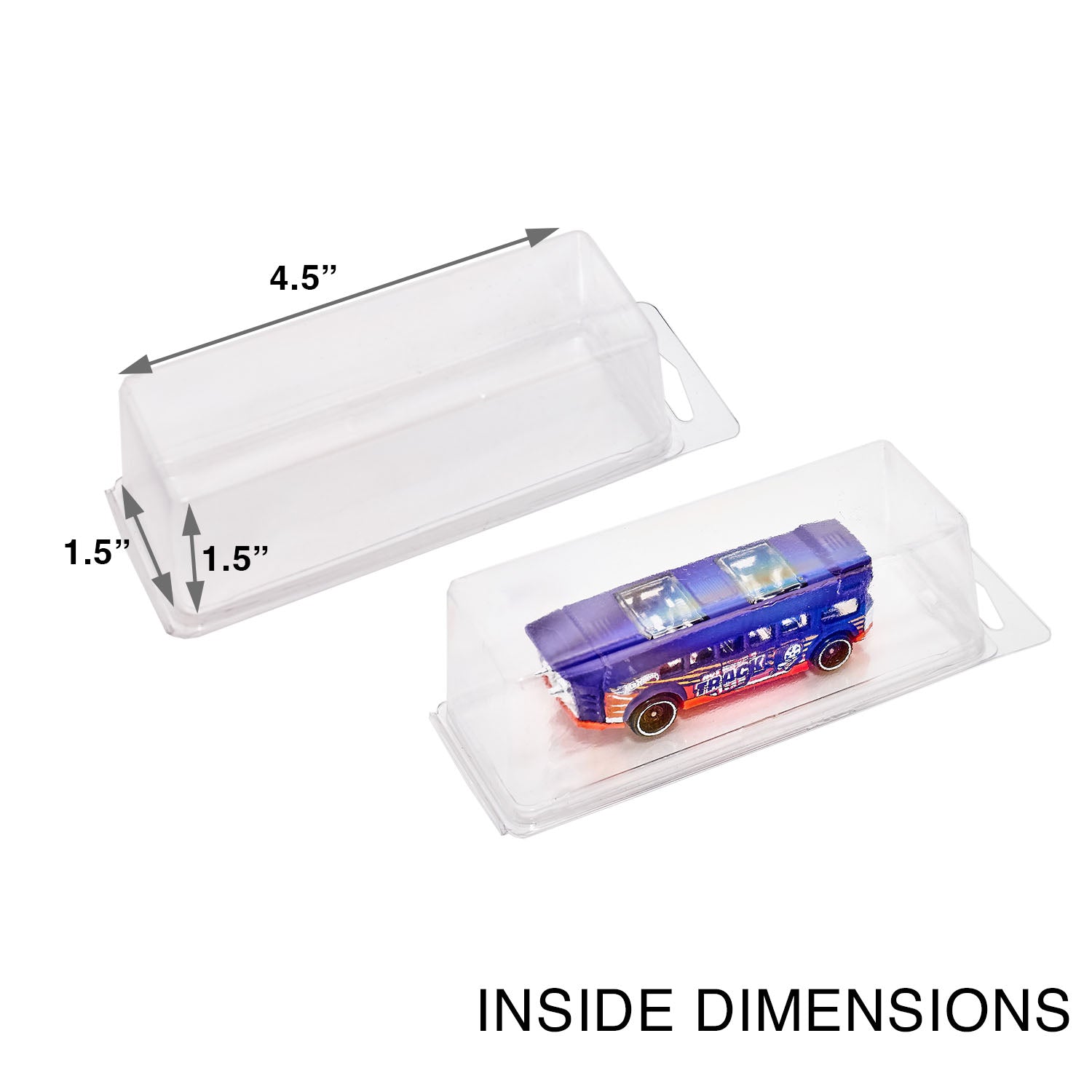 OneTheKing Multipack Protector Cases For Hot Wheels & Matchbox Cars - 1:64 Scale Mainline
