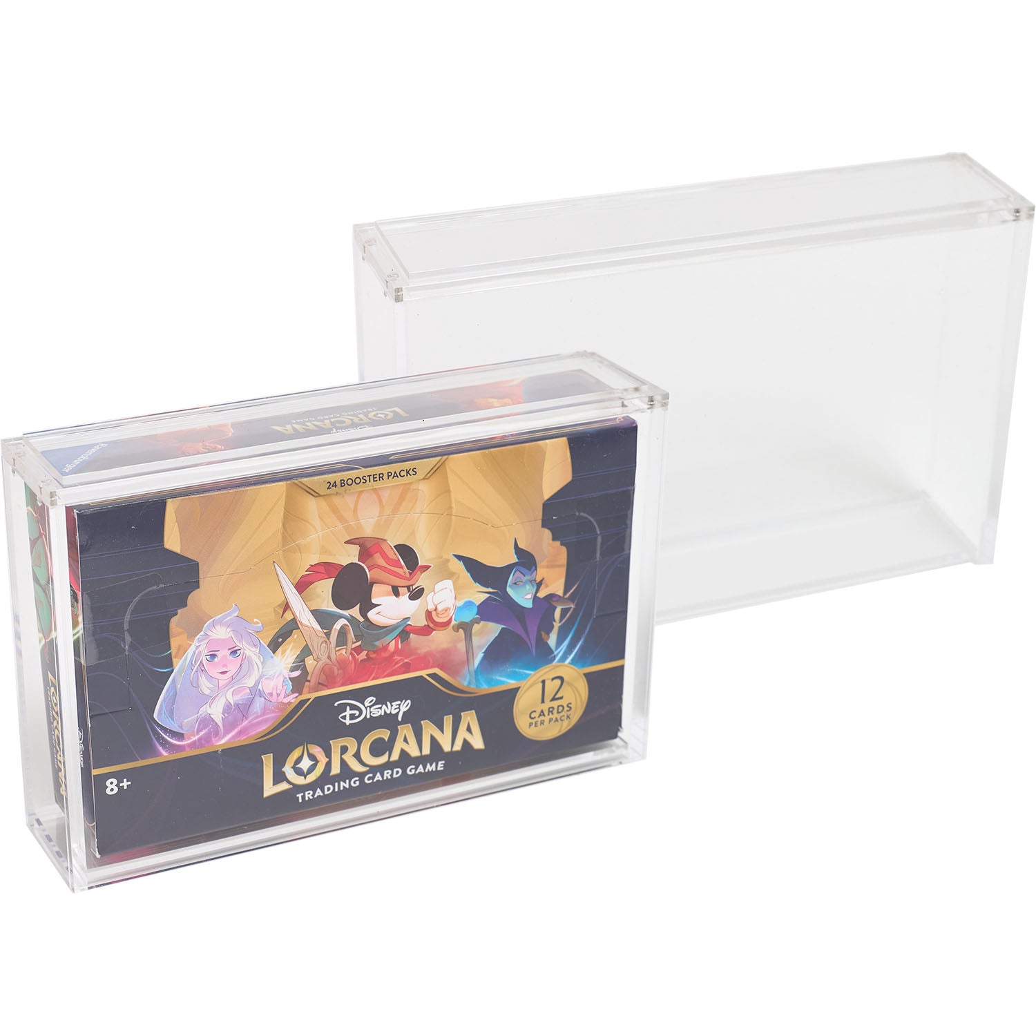 Premium Acrylic Case for Disney Lorcana Booster Box with Magnetic Top Premium Acrylic Case for Disney Lorcana Booster Box with Magnetic Top