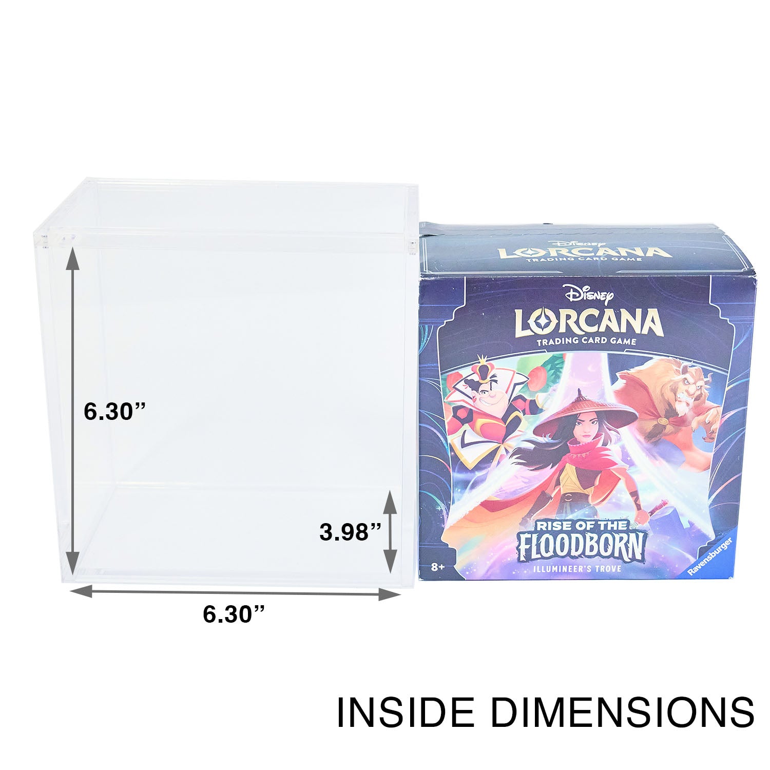 lorcana booster box dimensions Disney Lorcana Booster Box Acrylic Case