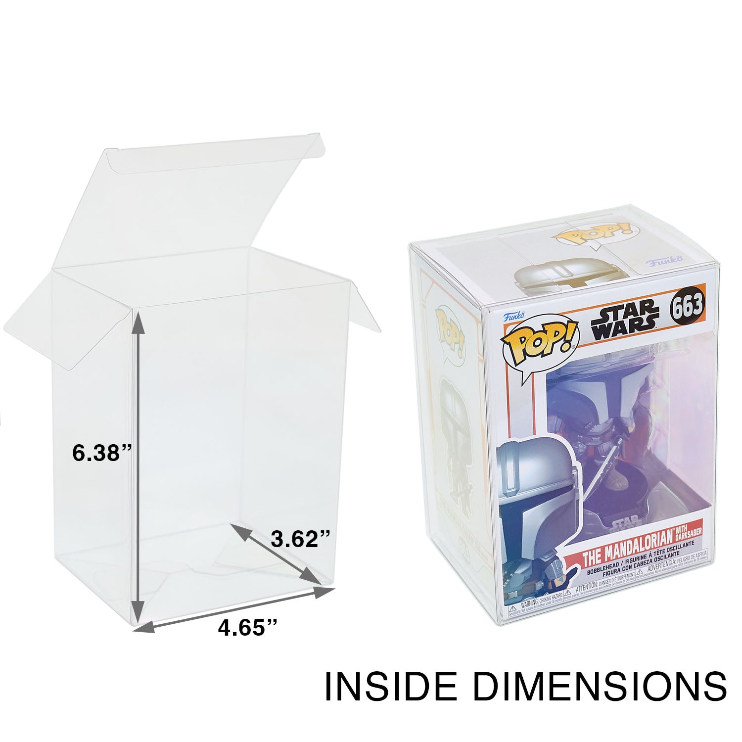 Platinum Protectors for Funko Pop! 4-Inch (.50mm scratch/UV resistant)
