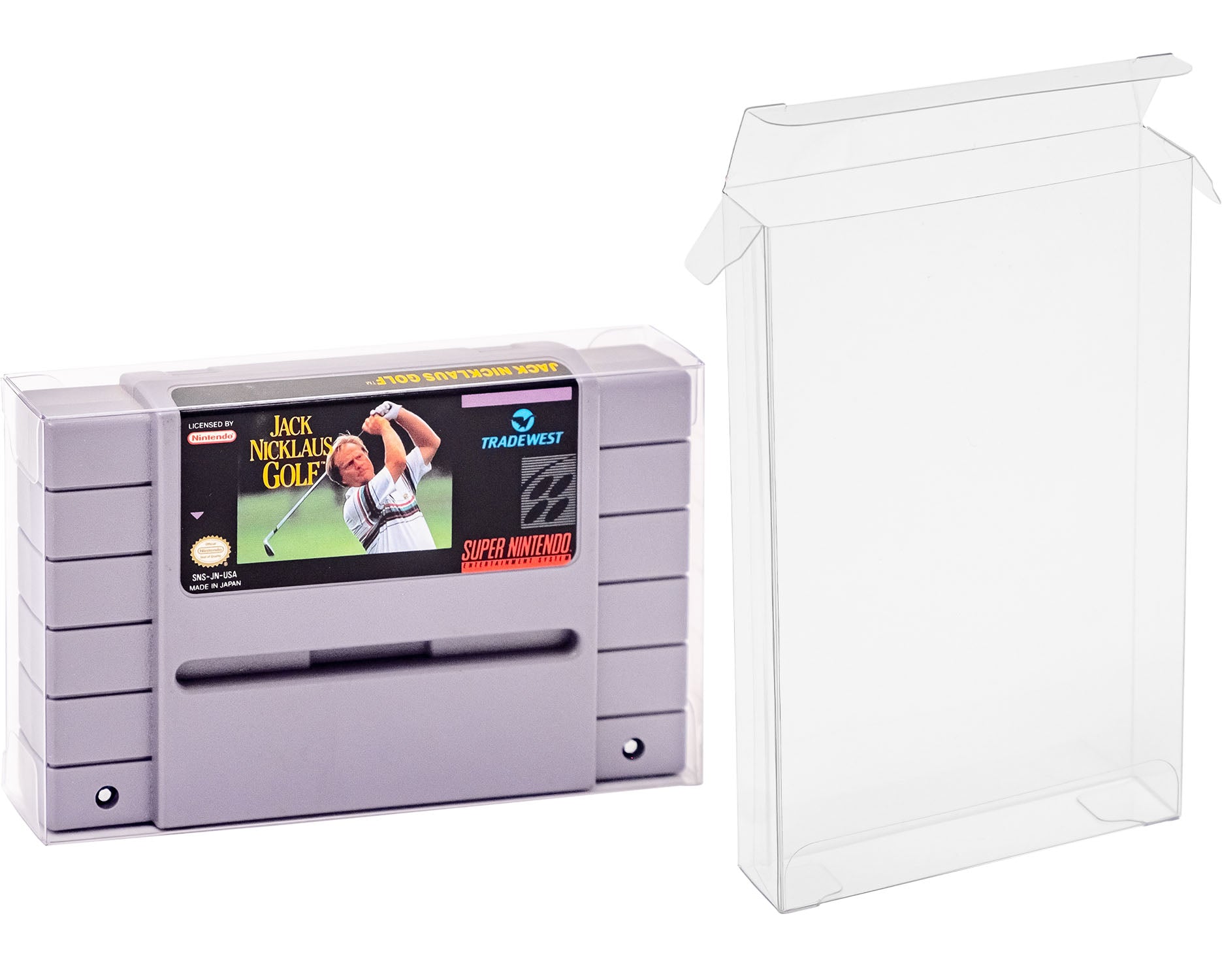 Platinum Protectors for Super Nintendo SNES Game Cartridges