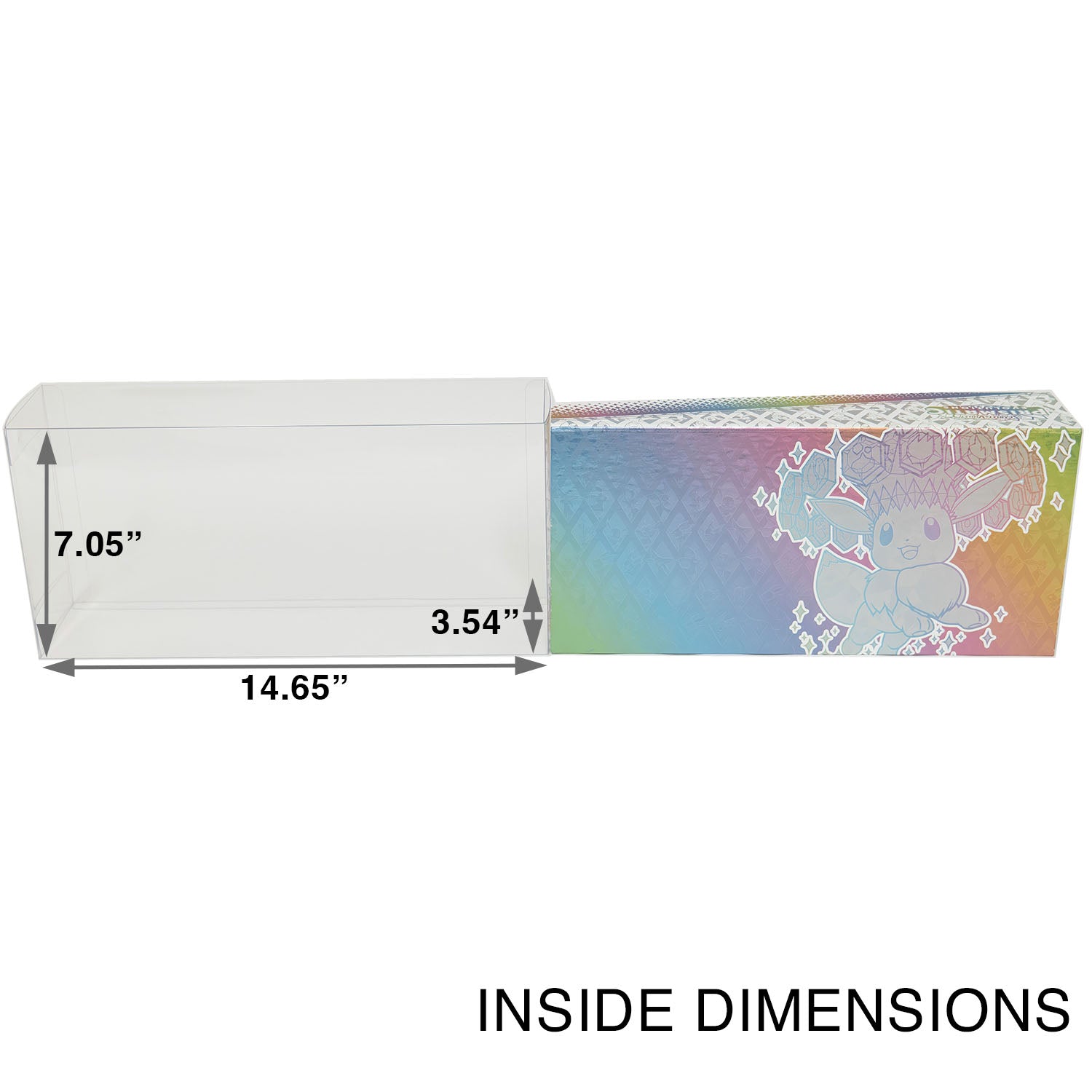 Platinum Protectors for Pokemon SPC Prismatic Evolutions Super Premium Collection Boxes - UV & Scratch-Resistant