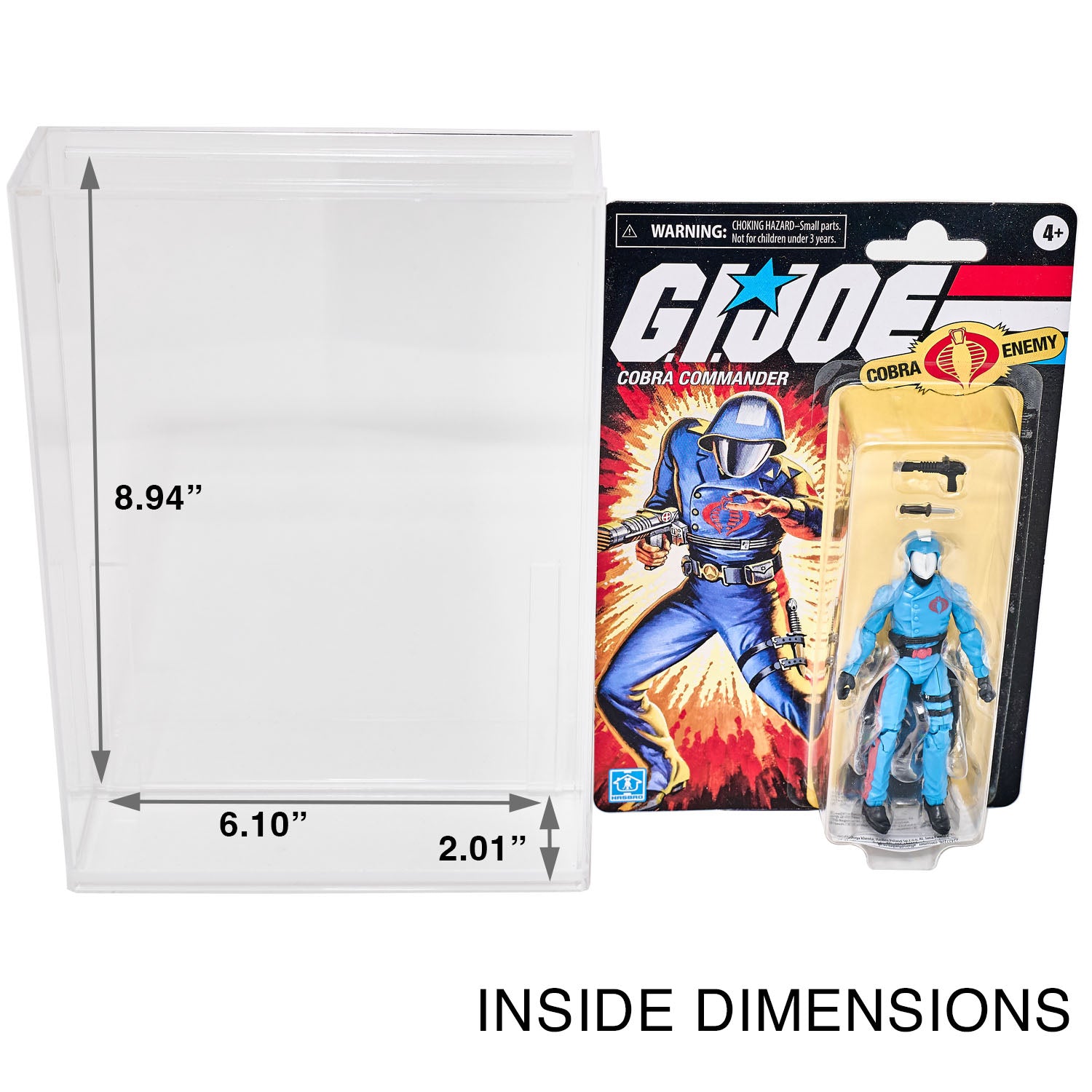 Premium Acrylic Case for Vintage & New Star Wars or GI Joe Carded Figu