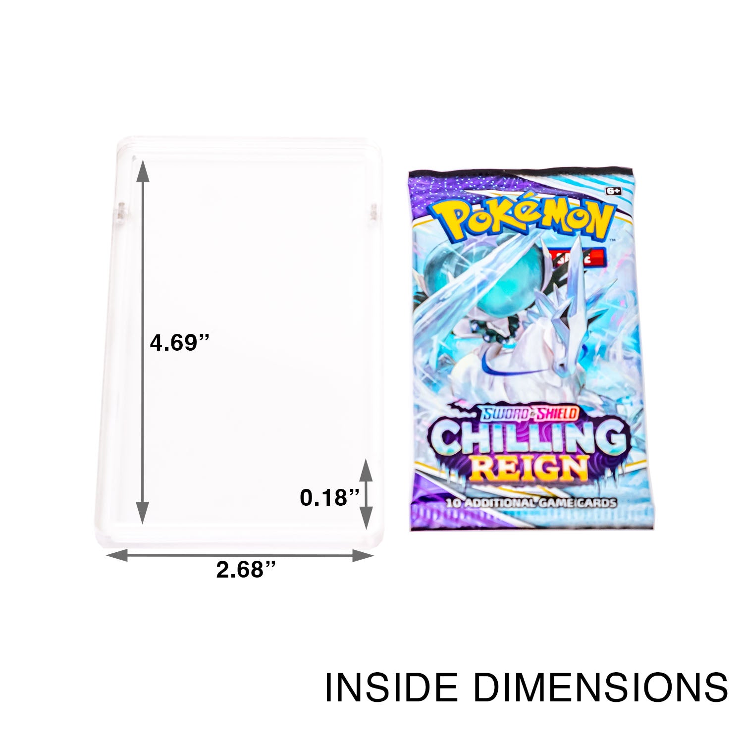 Pokmon Booster Pack Acrylic Case | Platinum Protectors Pokmon Booster Pack Acrylic Case | Platinum Protectors