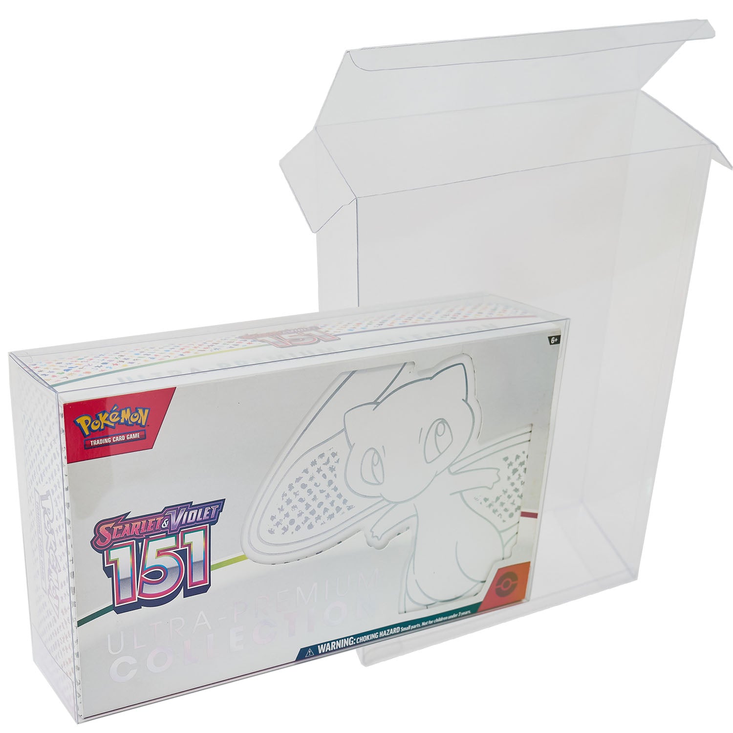 Platinum Protectors for Pokemon 151 UPC Ultra Premium Collection Boxes - UV & Scratch-Resistant 5 Pack Platinum Protectors for Pokemon 151 UPC Ultra Premium Collection Boxes - UV & Scratch-Resistant 5 Pack
