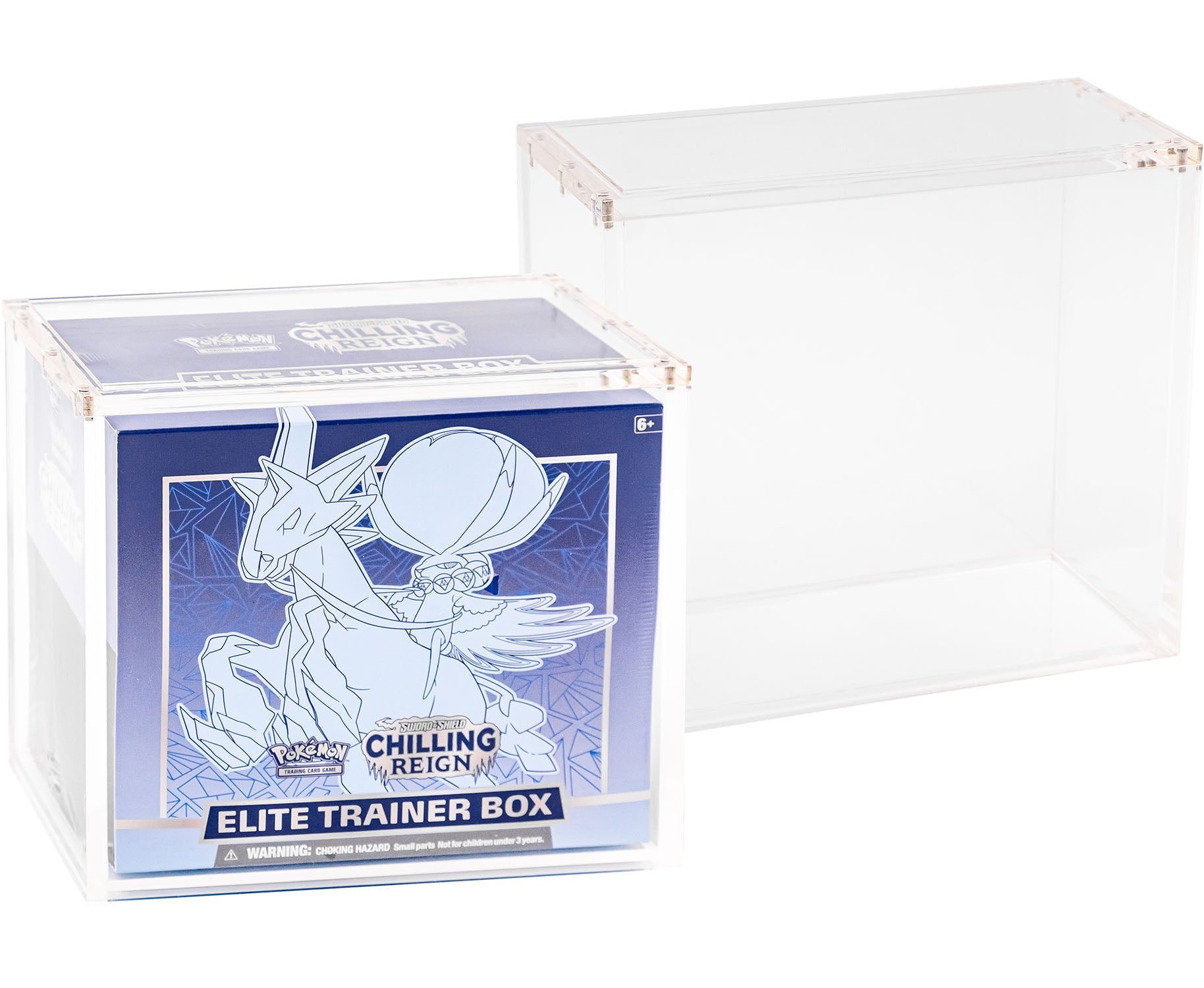 Premium Acrylic Case for Pokemon Elite Trainer Box with Magnetic Top