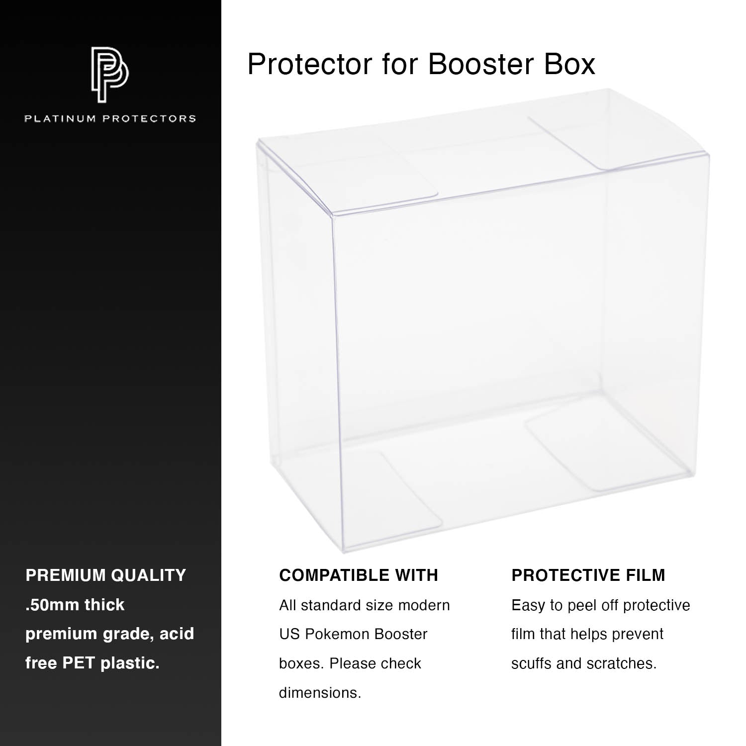 Platinum Protectors for Pokemon Booster Boxes