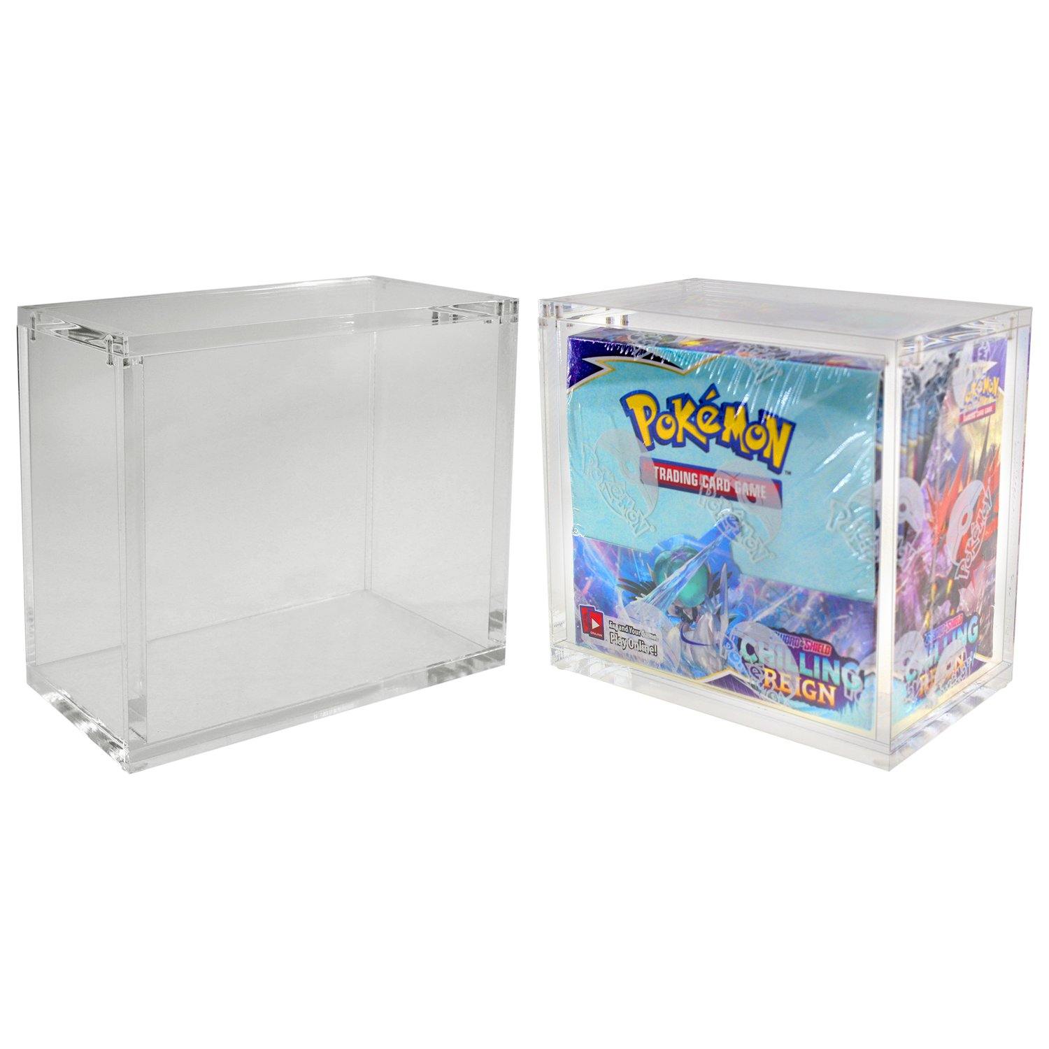 Premium Acrylic Case for Pokemon Booster Box with Magnetic Top - Platinum Protectors
