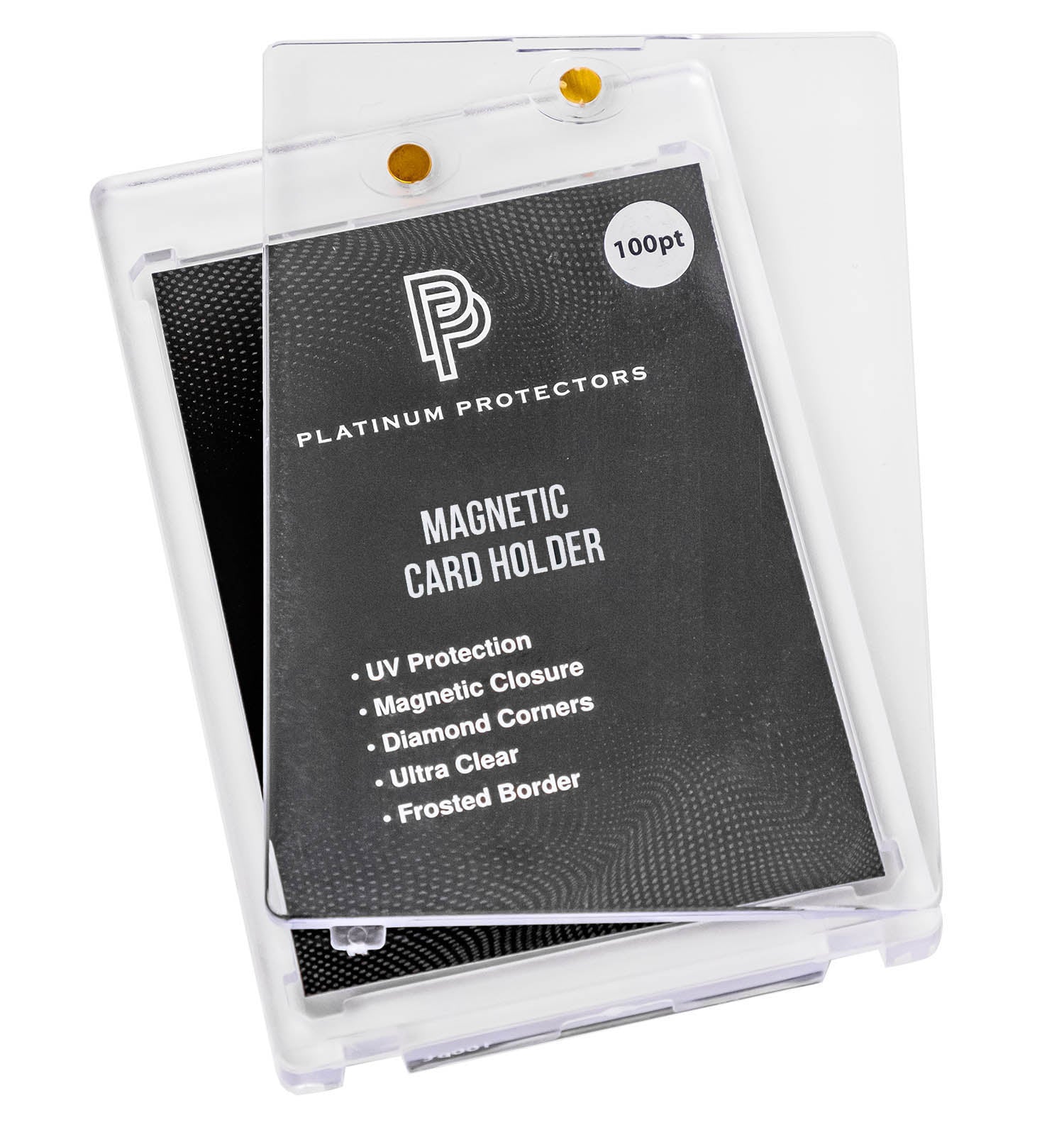 Platinum Protectors Magnetic Card Holders for Trading Cards - 100 pt