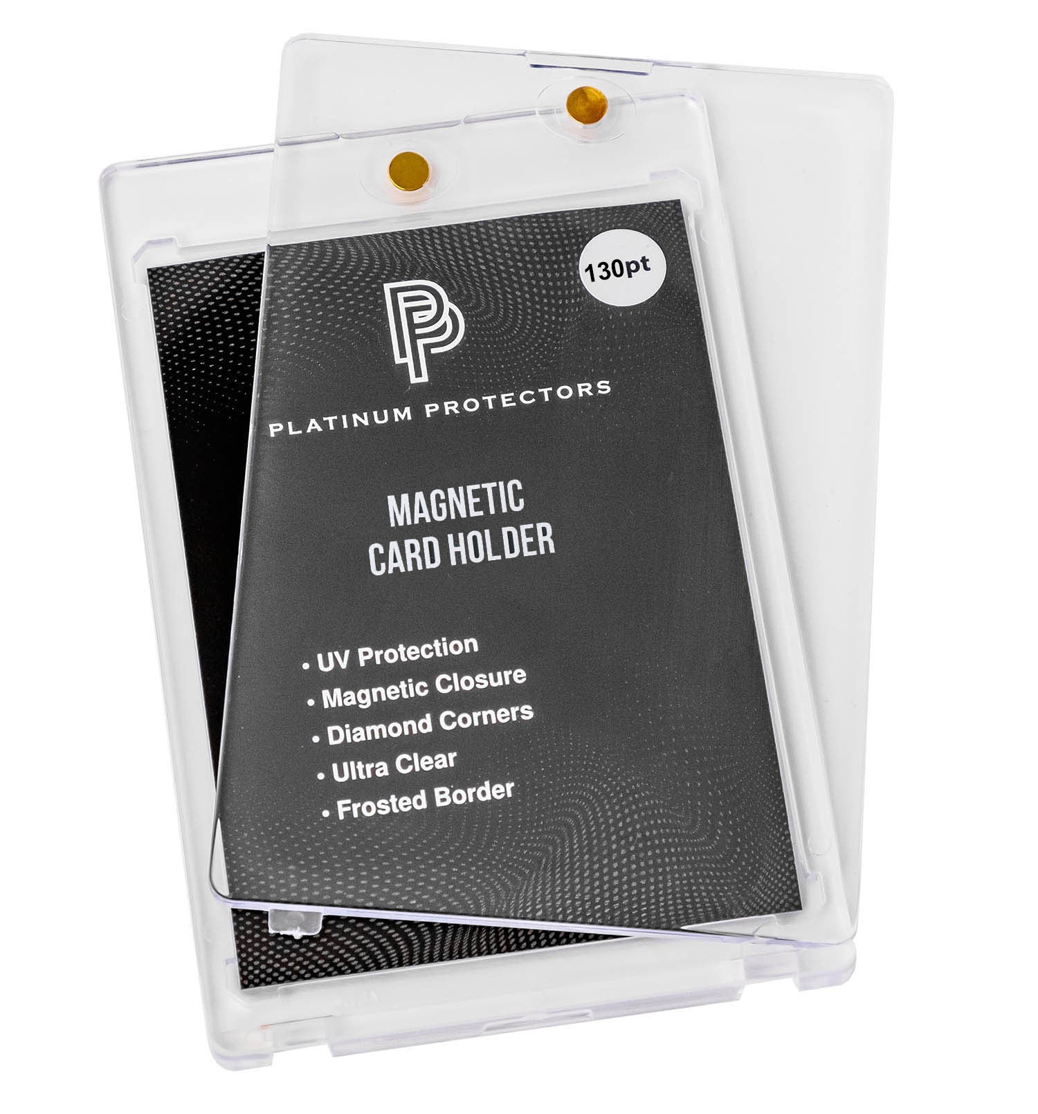 Platinum Protectors Magnetic Card Holders for Trading Cards - 130 pt