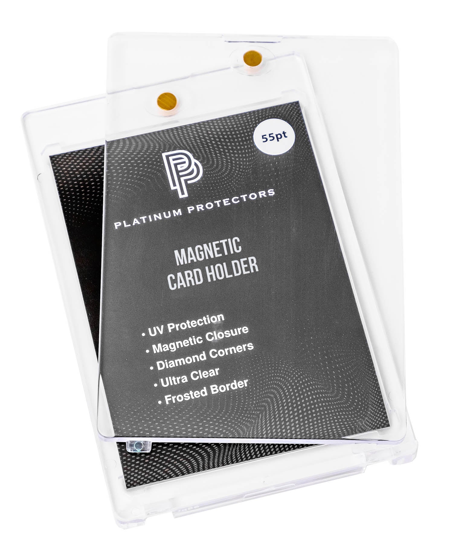 Platinum Protectors Magnetic Card Holders for Trading Cards - 55 pt